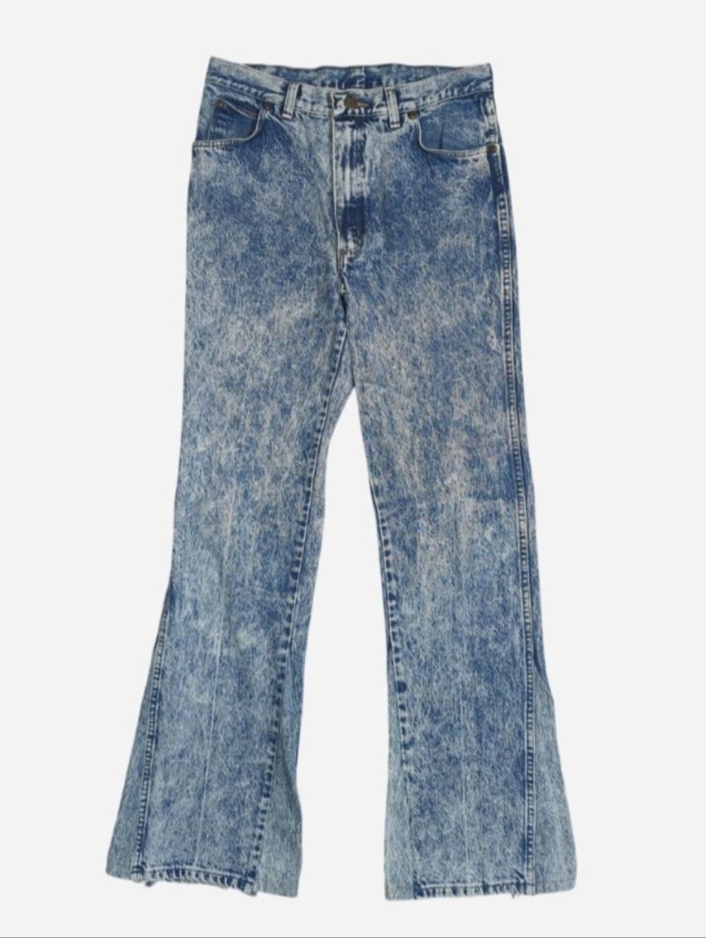 90’s Vintage Calvin Klein acid wash flared jeans size 32‎ CK Denim